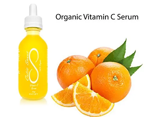 100% Organic Vitamin C Serum Face Oil – Premium 2 oz. by Cutis Sanus – Natural Advanced Skin Care Anti Aging Serum, For Dark Spots, Wrinkles & Fine Lines, Oily Skin & Acne Treatment, Collagen Boost