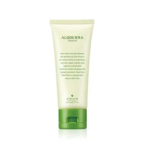 Aloderma Essential Aloe Brightening Skin Care Set - 4 Pieces - Gel, Cleanser, Toner, Cream