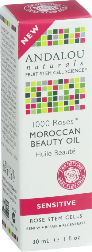 Andalou Naturals Moroccan Beauty Oil - 1000 Roses - 1 Oz