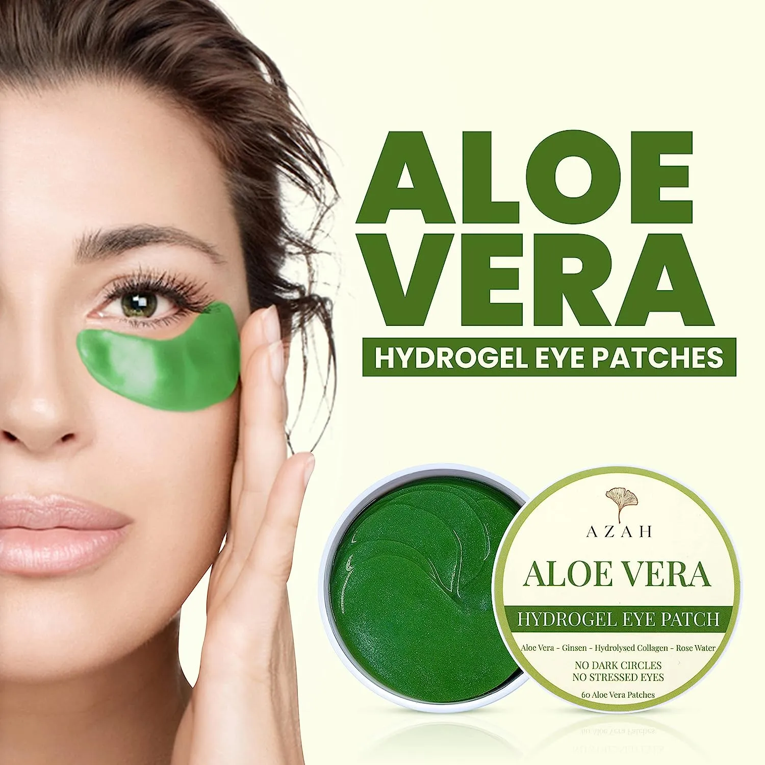 Azah Under Eye Patches for Dark Circles (Aleo Vera)