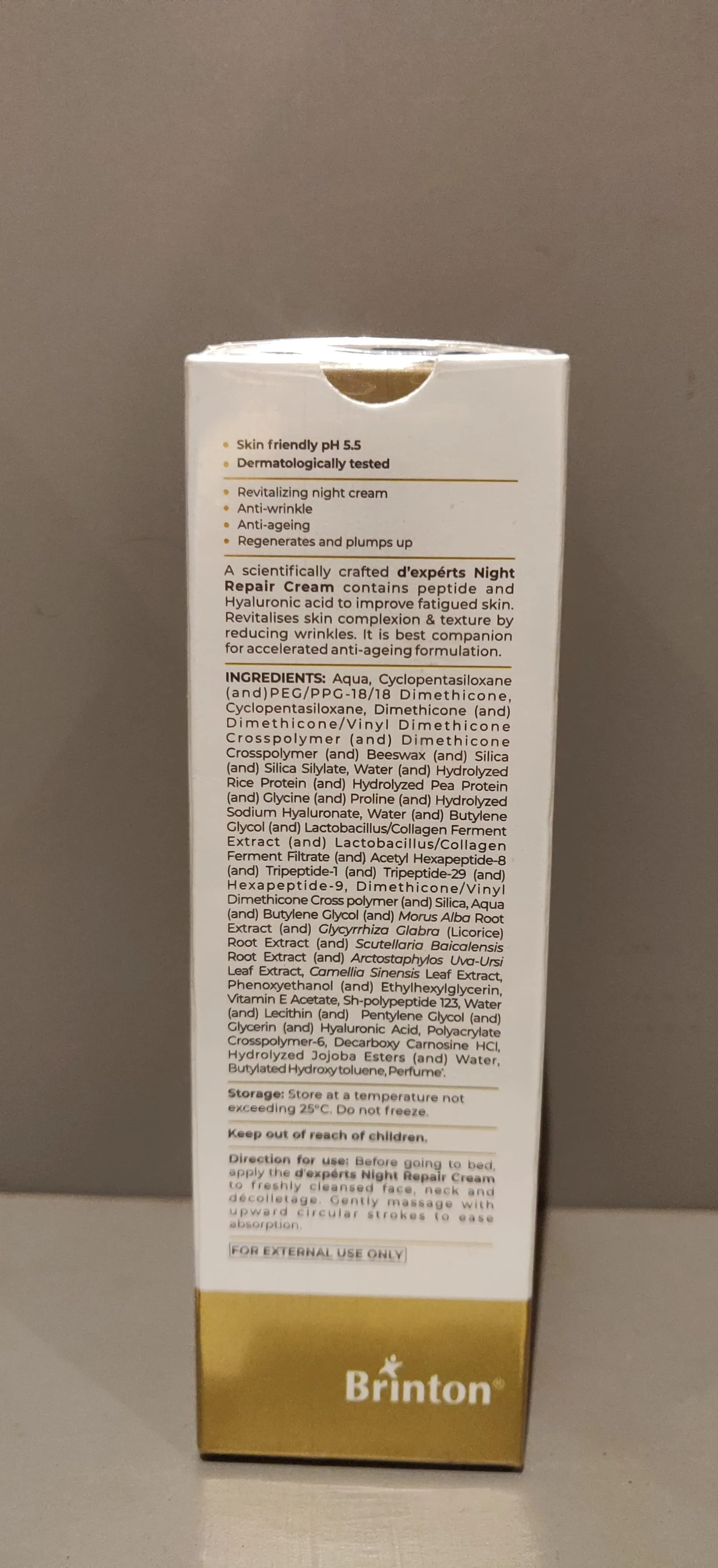 Brinton D'experts Night Repair Cream