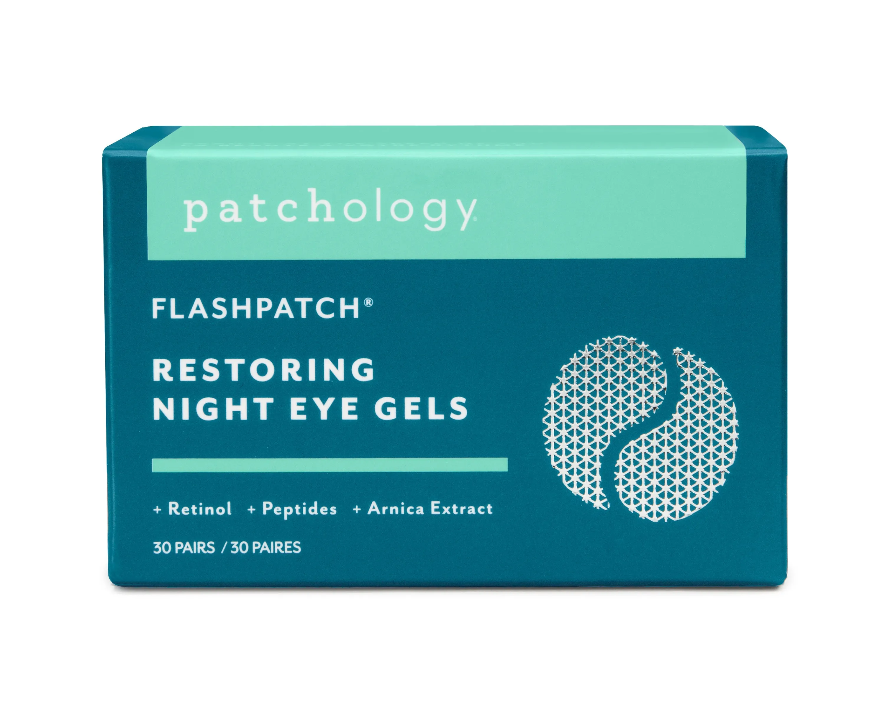 FLASHPATCH® RESTORING NIGHT EYE HYDROGELS | 30-Pack