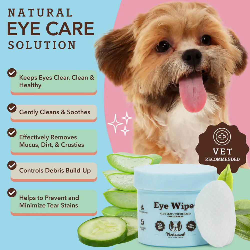 Natural Dog Company Eye Soother Wipes - Wholesale