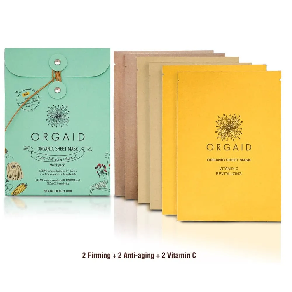 ORGAID Organic Multipack Sheet Mask