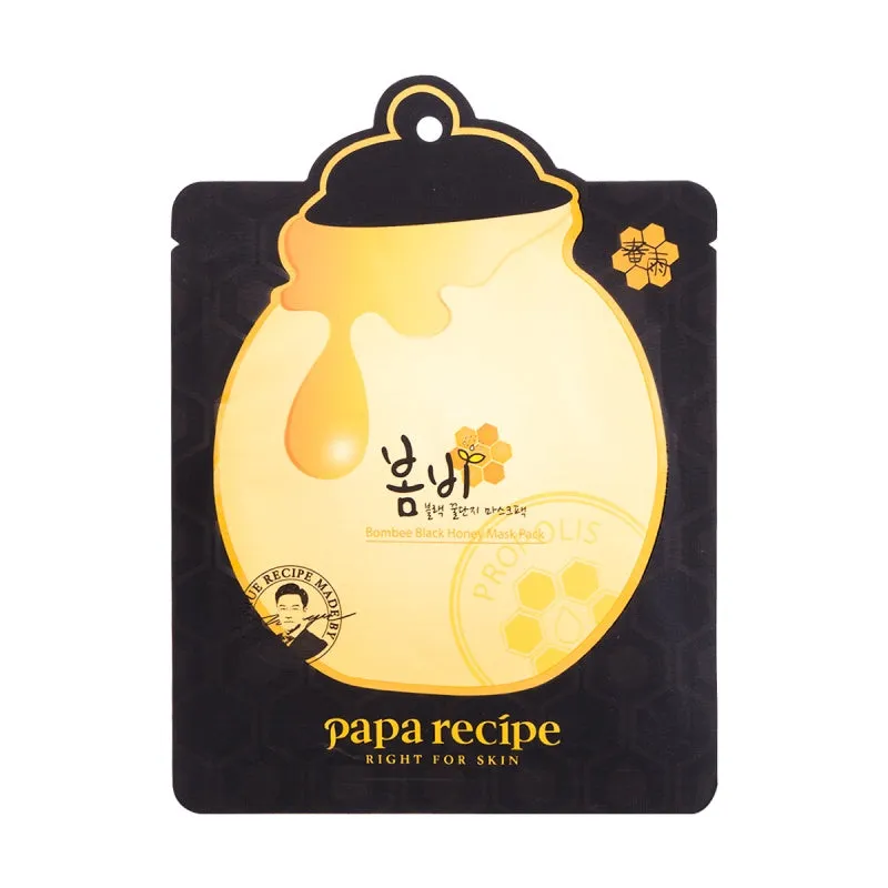 papa recipe  Bombee Black Honey Mask