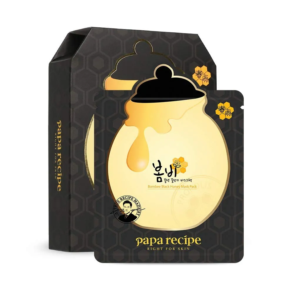 papa recipe  Bombee Black Honey Mask