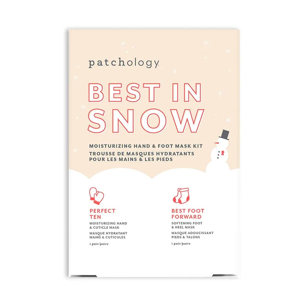 Patchology Best In Snow Hand   Foot Moisturizing Kit