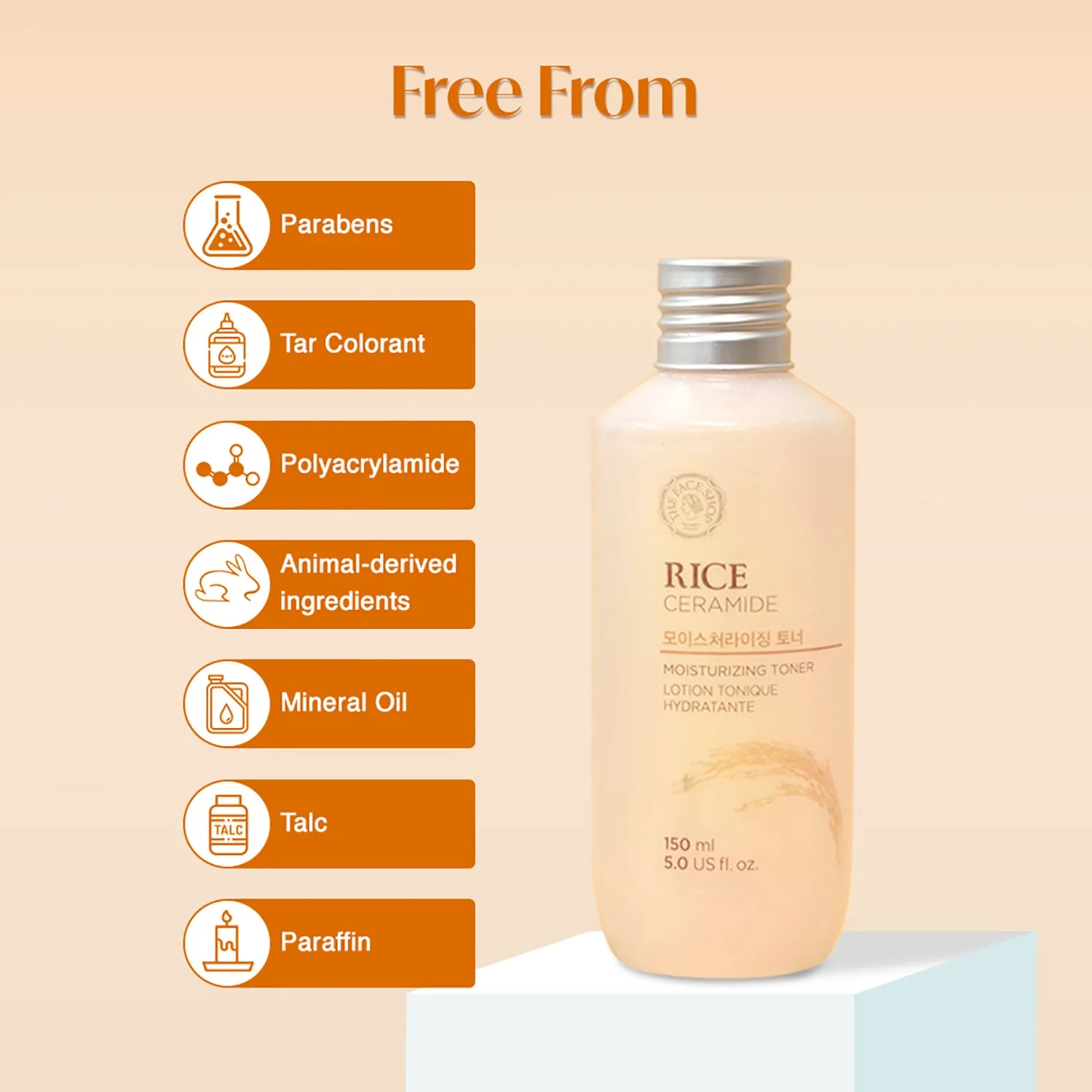 Rice & Ceramide Moisturizing Toner 150ml