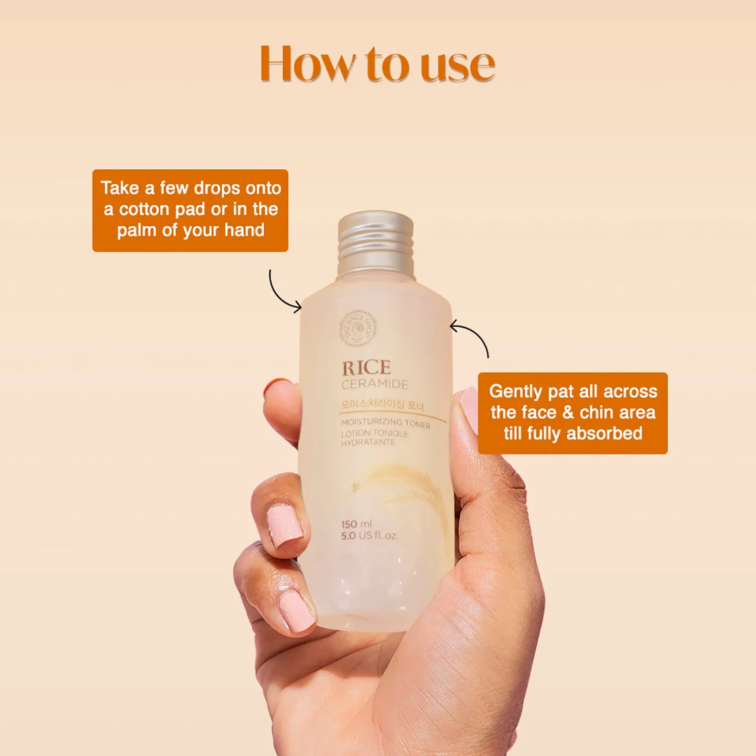 Rice & Ceramide Moisturizing Toner 150ml