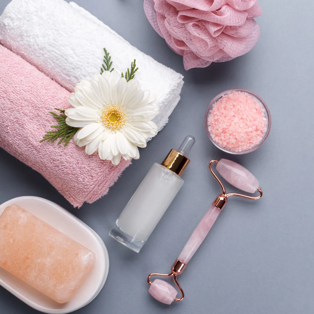 Rose Quartz Facial Roller by ZAQ Skin & Body